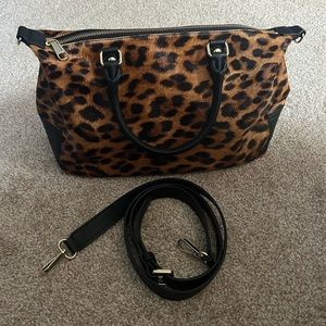 Talbots Calf Hair Leopard print handbag, new w/o tag